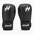 Рукавиці боксерські HOOK FIGHTING Ready to Fight шкіряні чорний 2