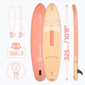 Набір дошка SUP надувна AQUASTIC Perth 10'8" allround orange 16