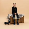 Дитячі лижні шкарпетки KADVA Woolan Jrb чорний/синій 2