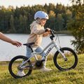 Велосипед дитячий ATTABO EASE 16" 7,3 кг срібний 3