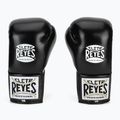 Рукавиці боксерські Cleto Reyes Thumb in Cow Leather black/silver 2