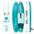 Набір дошка SUP надувна AQUASTIC Perth 10'8" allround green 18