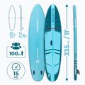 Комплект дошка SUP надувна Compact 11'0" синій 27