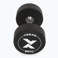 Гантель чавунний гумований XTREXO Pro 20 kg black 7