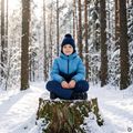 Дитяча утеплена куртка Kadva Zippi KDG WP 5K/3K синій 7