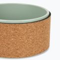 Колесо для йоги XTREXO пробкове Flowheel 26 cm olive 4