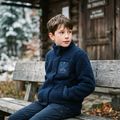 Дитяча флісова кофта KADVA Rodvik JR темно-синя 10