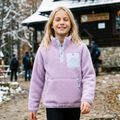 Дитяча флісова кофта KADVA RODIA JRG фіолетовий 10