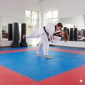Килимок HOOK FIGHTING x Jen Yau puzzle tatami з сертифікатом World Taekwondo Federation блакитний 3
