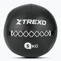 М'яч лікарський XTREXO Wall Ball 5 кг чорний