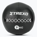 М'яч лікарський XTREXO Wall Ball 7 кг чорний
