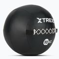 Медбол TREXO Wall Ball 12 кг чорний 2