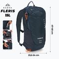 Туристичний рюкзак KADVA Fleris 15 л темно-синій 2