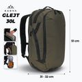 Туристичний рюкзак KADVA Glejt 30 л зелений 2