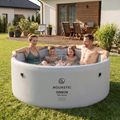 Надувний басейн AQUASTIC ONSEN drop stitch 1200 л 178 см сірий 3