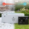 Надувний басейн AQUASTIC ONSEN drop stitch 1400 l 186 cm сірий 15
