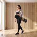 Складна чорна батут XTREXO Hop&Side 4