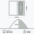 Намет велосипедний 1-місний KADVA BIKEdome зелений 21