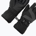 Жіночі лижні рукавички KADVA Mountain Flow Pro шкіра 3M Thinsulate чорний 6