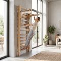 Гімнастична драбина з турніком XTREXO LW100 wooden 12