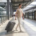 Великий дорожній чемодан KADVA Palero 95 л сірий 18