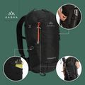 Туристичний рюкзак KADVA Escapada 20 л чорний 20