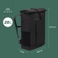 Міський рюкзак KADVA Companion 20 л чорний 9