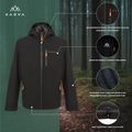 Чоловіча дощовикова куртка KADVA Forest чорний 22