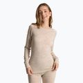 Комплект білизни термічної жіночий WOOLCANO Merino 100% SET0543 бежевий 3