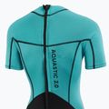 Гідрокостюм жіночий AQUASTIC Wavey WMNS 2 мм чорний/м'ятний 5