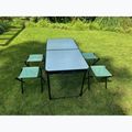 Складаний туристичний стіл + стільці KADVA CAMPtable комплект для 4-6 осіб сірий 4