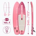 Дошка SUP AQUASTIC Perth Pro 11'2" allround рожевий 19