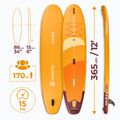 Дошка SUP AQUASTIC Este 12'0" помаранчевий 19