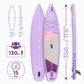 Набір дошка SUP надувна AQUASTIC Touring 11'6" purple 20