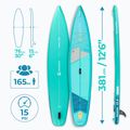 Дошка SUP AQUASTIC Touring 12'6" зелений 19