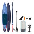 Набір дошка SUP надувна AQUASTIC Touring Pro 14'0" dark blue 25