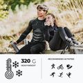 Комплект чоловічої термоактивної білизни KADVA Streif Set безшовний чорний 2