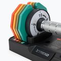 Комплект гантелей регульованих TREXO 2 x 10 кг multicolor 3