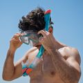 Набір для снорклінгу AQUASTIC Jetty маска + трубка + ласти блакитний 16