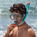Набір для снорклінгу AQUASTIC Jetty маска + трубка + ласти блакитний 17