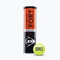 Тенісні м'ячі Dunlop Fort Clay Court 4B 18 x 4 шт. жовті 601318 2