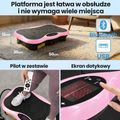 Вібраційна платформа Extralink Moonwalk Spin Move black/pink 15