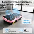 Вібраційна платформа Extralink Moonwalk Spin Move black/pink 16