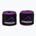 Бинти боксерські Overlord еластичні 350 см фіолетовий