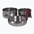 Комплект посуду туристичного Alpinus Jukatan 2l, 1,5 л i 0,6 л сталевий
