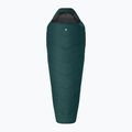 Спальний мішок Alpinus Fiber Pro 800 лівий зелений