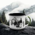 Кружка туристична Alpinus Enamelled White Bear 3