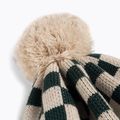 Шапка зимова дитяча KID STORY Merino green chessboard 3