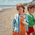 KID STORY дитяча куртка Bio Finishing Bomber різнокольорові смужки 9