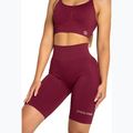 Жіночі байкерські тренувальні шорти Gym Glamour Push Up 2.0 merlot